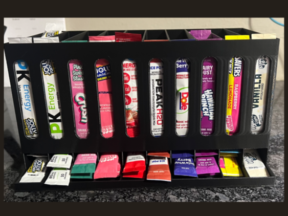 Drink Dispenser - Slim Powder Drink Mixes - You Pick The Size!