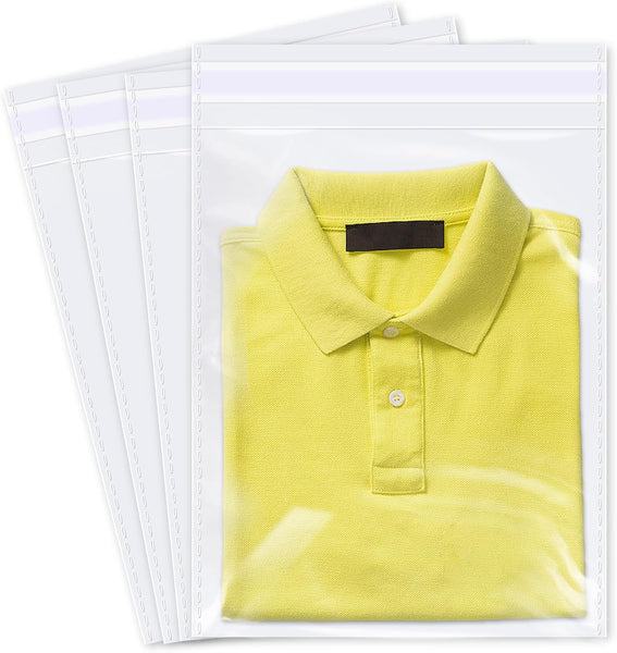 12x15" Self-Seal Poly Bags - DTF/Screen Print Bags