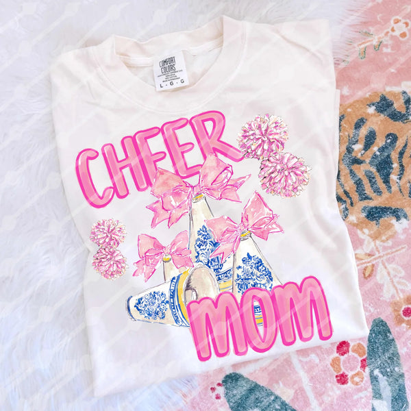 DTF Full Color Transfer - Cheer Mom or Cheer Sis - You Choose!