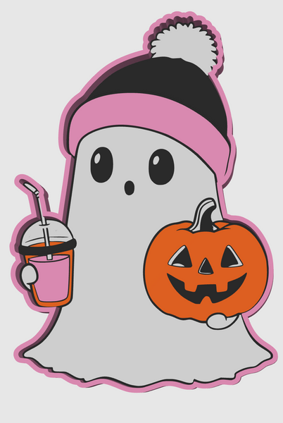 Trinket Tray - Coffee Ghost with Beanie *SBSC EXCLUSIVE!*
