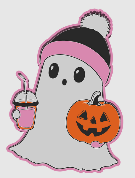 Trinket Tray - Coffee Ghost with Beanie *SBSC EXCLUSIVE!*
