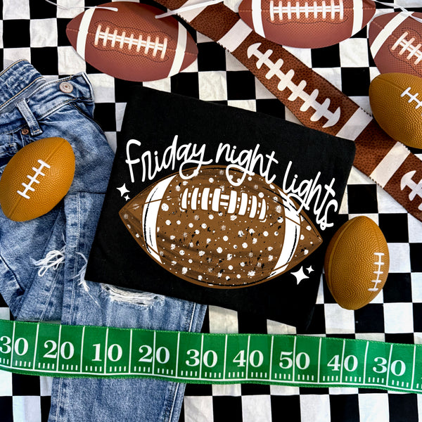 DTF Full Color Tshirt Transfer - Friday Night Lights (White or Black Ink)