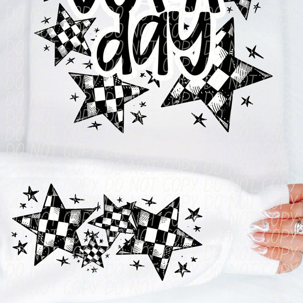 DTF Full Color Transfer - Game Day - FREE SLEEVE!