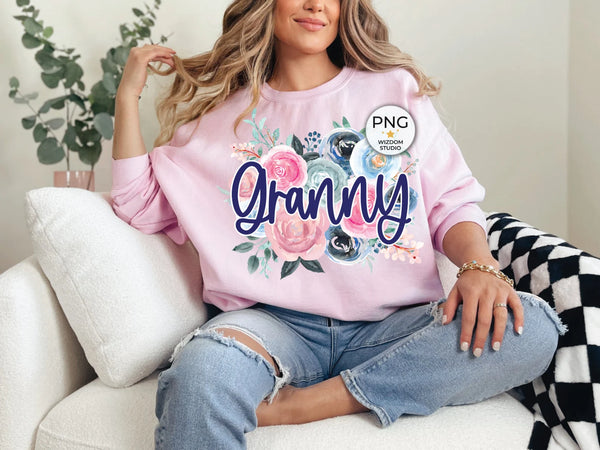 DTF Full Color Transfer - Floral Names (You Pick)
