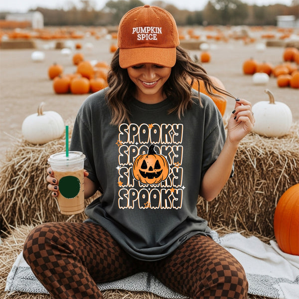 DTF Full Color TShirt Transfer - Bubble Spooky Spooky (Black or White)
