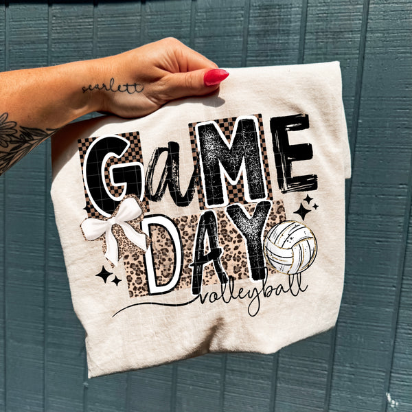 DTF Full Color Transfer - Game Day Leopard Sports (YOU PICK THE SPORT)