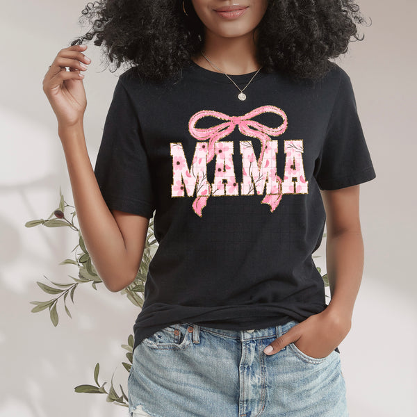DTF Full Color Transfer - Coquette Floral MAMA (YOU PICK THE COLOR!)