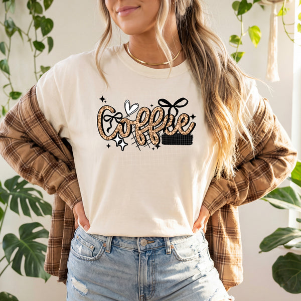 DTF Full Color Transfer - Coffee - Black or White Font!