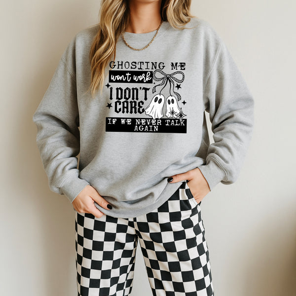 DTF Full Color TShirt Transfer - Ghosting Me (Black or White)