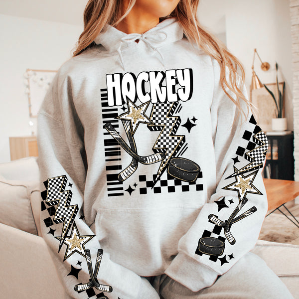 DTF Full Color TShirt Transfer - Hockey (Choose With or Without Mama - FREE SLEEVES)