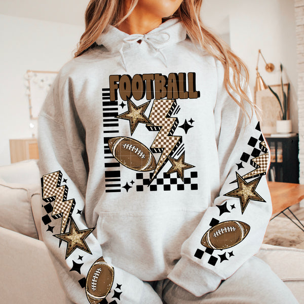 DTF Full Color TShirt Transfer - Football (Choose With or Without Mama - FREE SLEEVES)