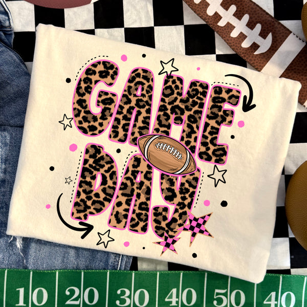 DTF Full Color Tshirt Transfer - Game Day Football (You Pick The Pattern!)
