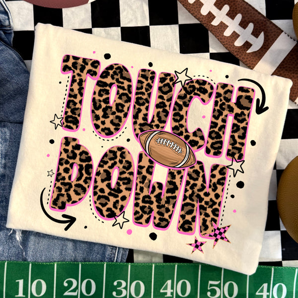 DTF Full Color Tshirt Transfer - Touch Down (You Pick The Pattern!)