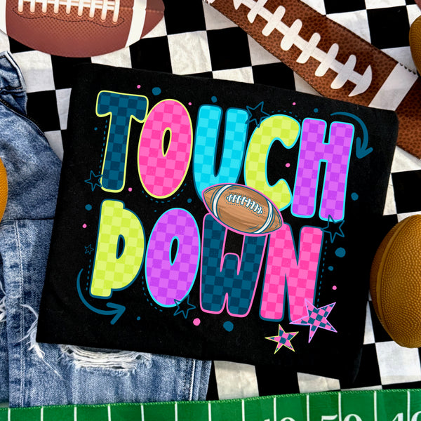 DTF Full Color Tshirt Transfer - Touch Down (You Pick The Pattern!)