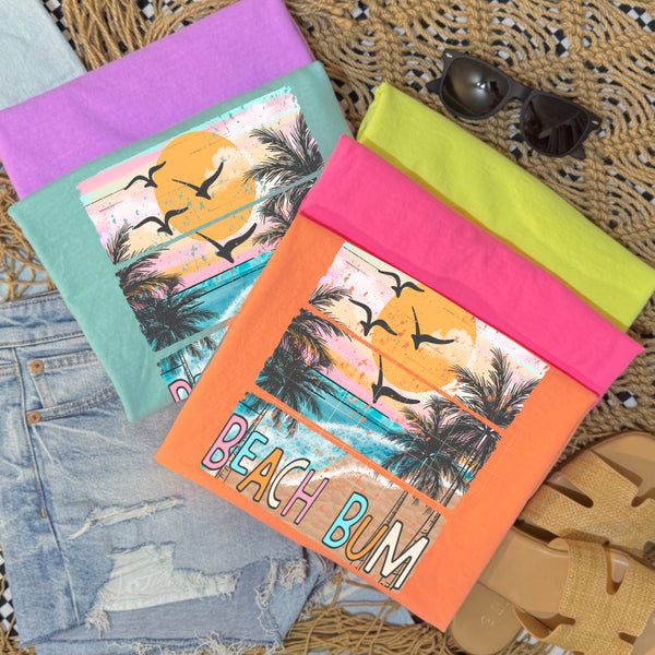 DTF Full Color TShirt Transfer - Sunset Scene - (You Pick!)