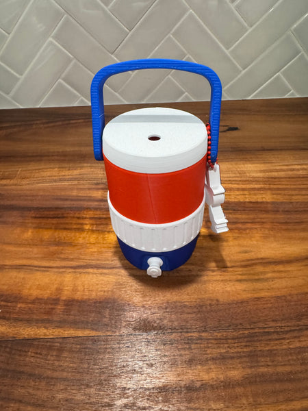 Can Cooler & Can Opener Keychain Combo - Patriotic Dog