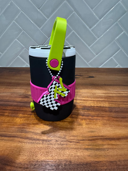 Can Cooler & Can Opener Keychain Combo - 90s TV