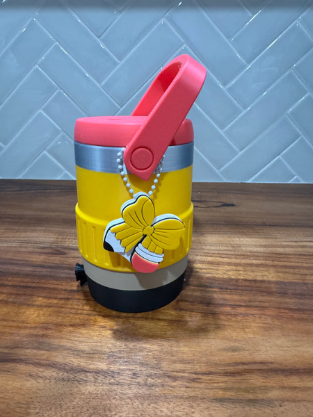 Can Cooler & Can Opener Keychain Combo - Pencil