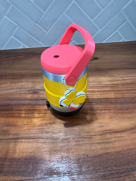 Can Cooler & Can Opener Keychain Combo - Pencil