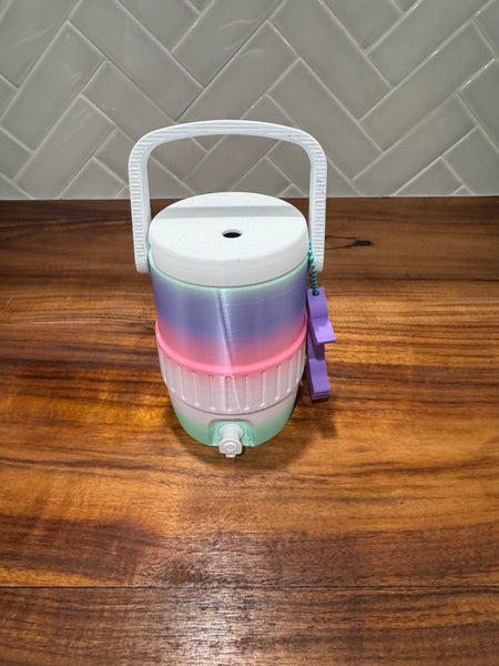 Can Cooler & Can Opener Keychain Combo - Ombre Mermaid