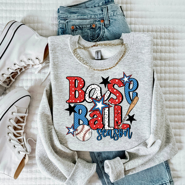 DTF Full Color TShirt Transfer - Baseball (Season or Mama - You Pick!)