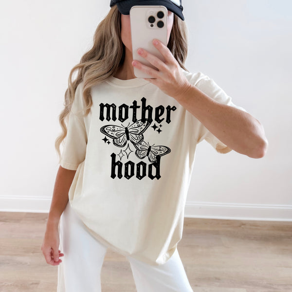 DTF Full Color Transfer - Mother Hood Butterflies - Black or White