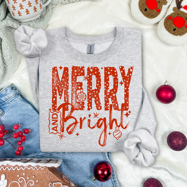 DTF Full Color Tshirt Transfer - Christmas Sayings (You Pick! White, Red or Black Font)