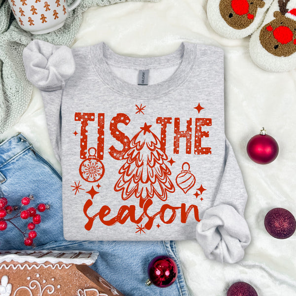 DTF Full Color Tshirt Transfer - Christmas Sayings (You Pick! White, Red or Black Font)
