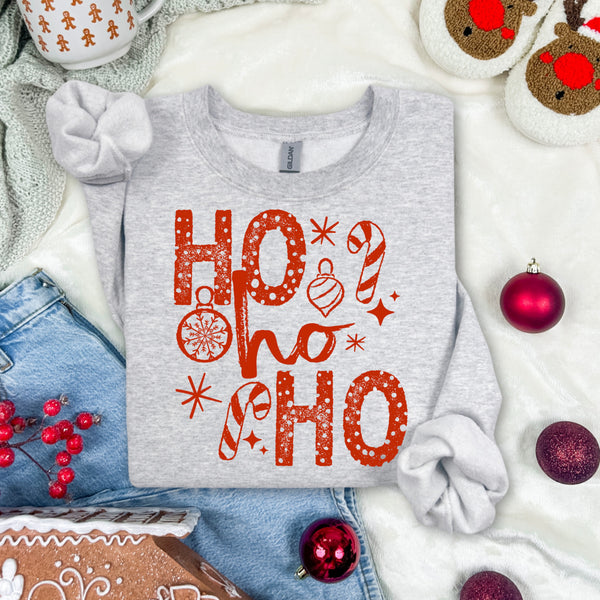 DTF Full Color Tshirt Transfer - Christmas Sayings (You Pick! White, Red or Black Font)