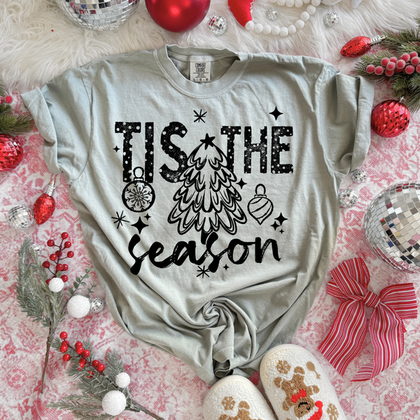 DTF Full Color Tshirt Transfer - Christmas Sayings (You Pick! White, Red or Black Font)