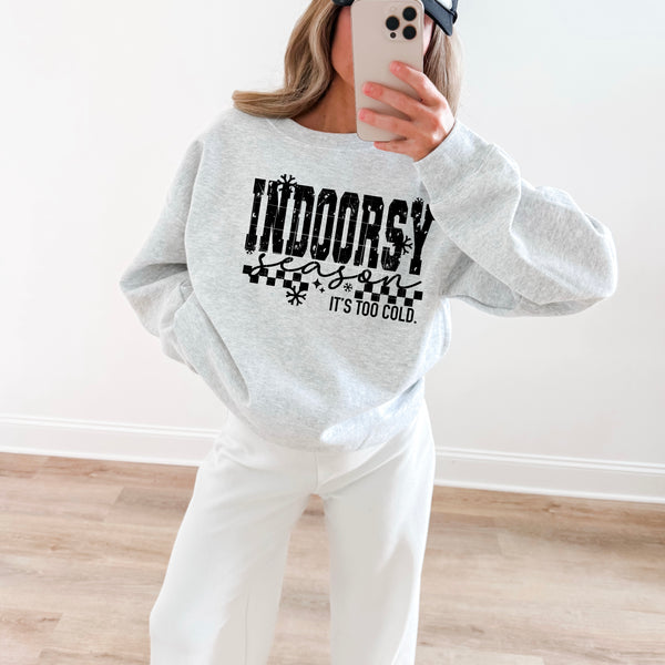 DTF Full Color TShirt Transfer - Indoorsy (White or Black Font)