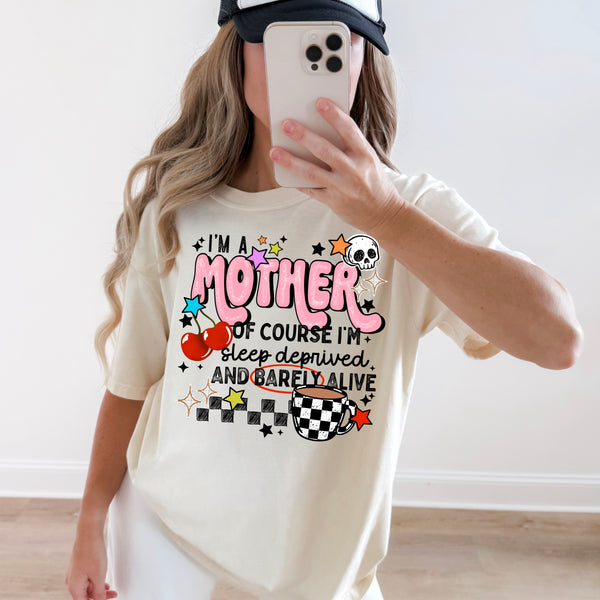DTF Full Color Transfer - I'm A Mother - Black or White