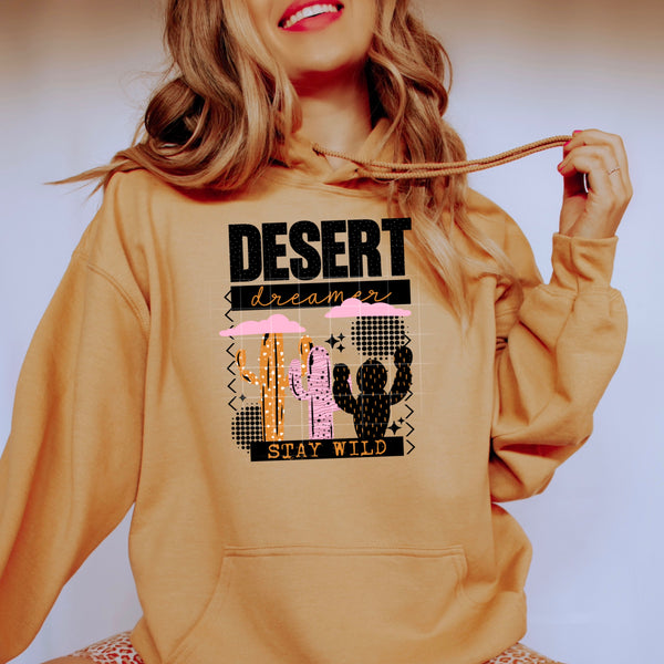 DTF Full Color TShirt Transfer - Desert Dreamer (Black or White)
