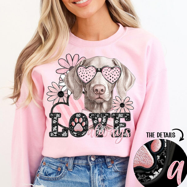 DTF Full Color TShirt Transfer - LOVE Dogs & Cats - 45+ BREEDS!