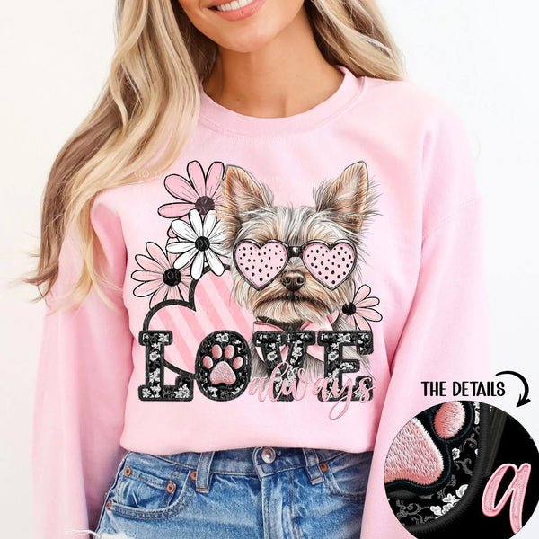 DTF Full Color TShirt Transfer - LOVE Dogs & Cats - 45+ BREEDS!