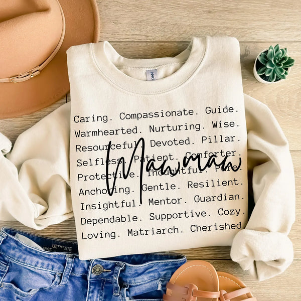 DTF Full Color TShirt Transfer - Mawmaw - (Black or White)