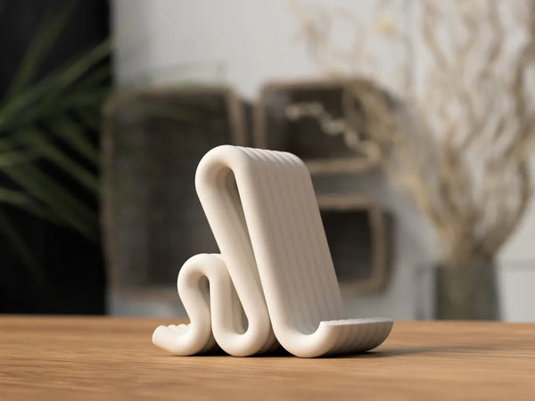 Phone Holder - Modern Lines - You Pick The Color!