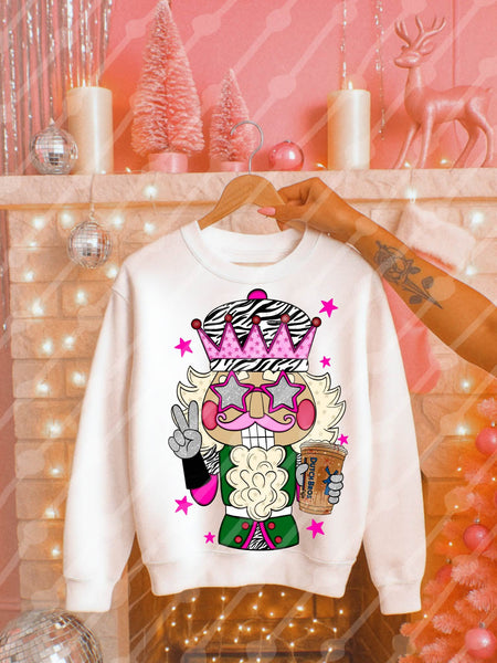DTF Full Color Transfer - Coffee Nutcracker - YOU PICK!