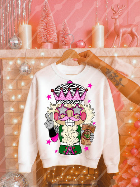 DTF Full Color Transfer - Coffee Nutcracker - YOU PICK!