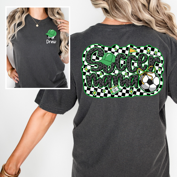 DTF Full Color TShirt Transfer - Soccer Mama *CUSTOMIZABLE*