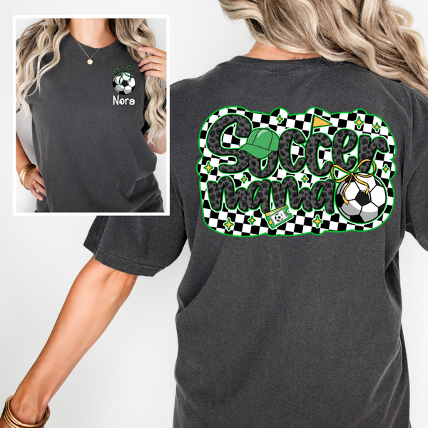 DTF Full Color TShirt Transfer - Soccer Mama *CUSTOMIZABLE*
