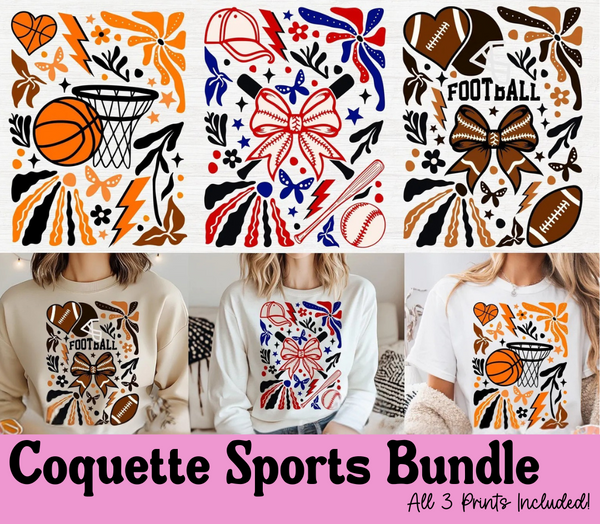 *NEW* DTF Bundle - Coquette Sports (All 3 Prints Included!)