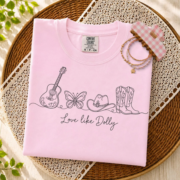DTF Full Color Tshirt Transfer - Love Like (Black or White Font)