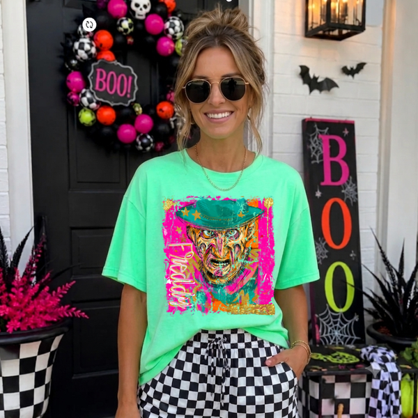 DTF Full Color Tshirt Transfer - Fred - Clean or Distressed