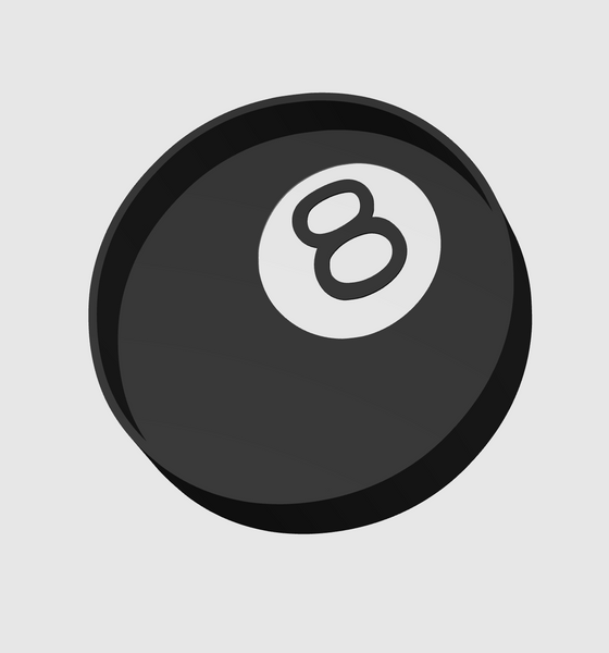 Trinket Tray - 8 Ball - SBSC EXCLUSIVE!!