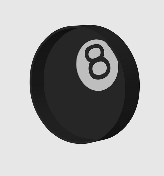 Trinket Tray - 8 Ball - SBSC EXCLUSIVE!!