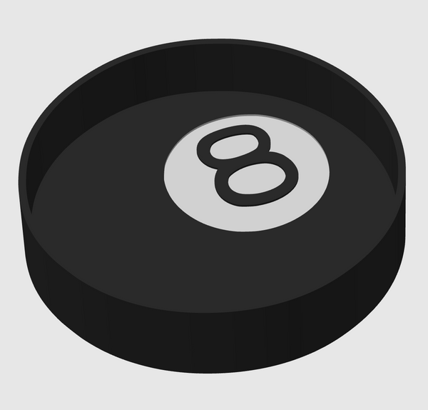 Trinket Tray - 8 Ball - SBSC EXCLUSIVE!!
