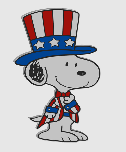 3D Printed Focal - Patriotic Snoop *SBSC EXCLUSIVE!*