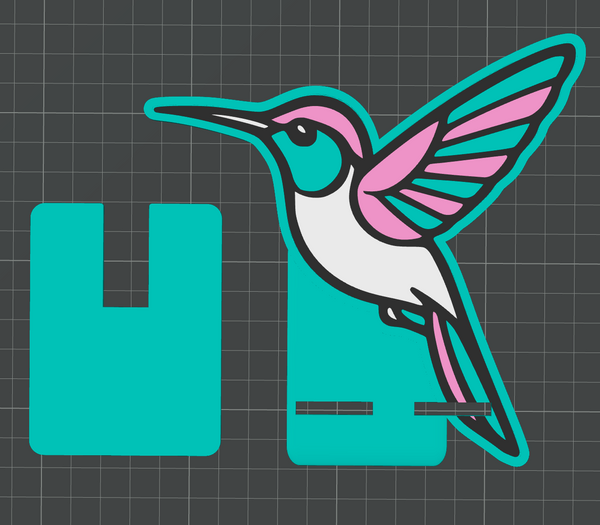 Phone Holder - Hummingbird *SBSC EXCLUSIVE DESIGN*