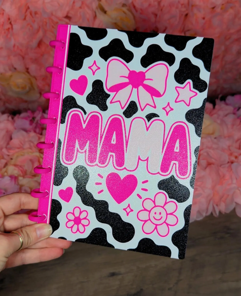 Notebook - Mama Cow Print